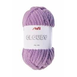 Gros fil chenille Cloudy Stafil violet 200g - 14