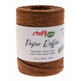 Fil Stafil en raphia naturel - marron - 14