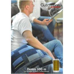 Nuancier fil jeans denim 100 m Gutermann - 149