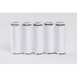 Fil 100%polyester blanc GUT 200m - 149