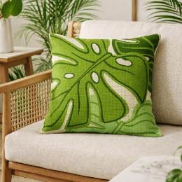 Kit coussin soudan - monstera - 150