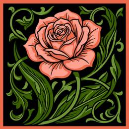 Coussin p&eacute;n&eacute;lope antique - rose - 150