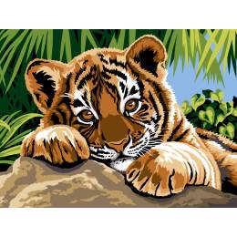 Canevas 40/50 -Tigre - 150