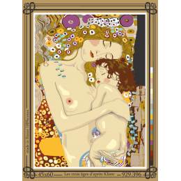 Canevas 45/60 - Les âges de la vie (Klimt) - 150
