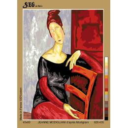 Canevas 45/60 - Jeanne (Modigliani) - 150