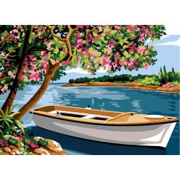 Canevas 45/60 - le lac - 150