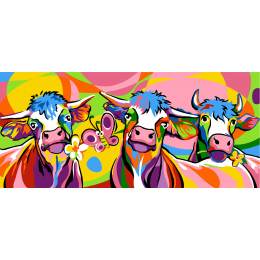 Canevas 70/40 - Les vaches - 150