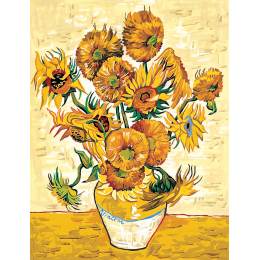 Canevas 60/80 - les tournesols (fleurs-Van Gogh) - 150