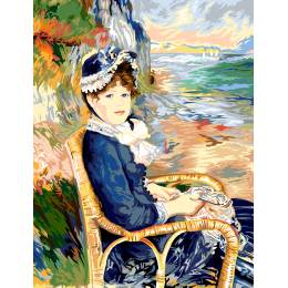 Canevas 60/80 - Au bord de la mer (Renoir) - 150