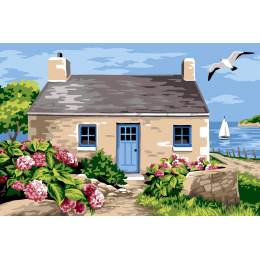 Canevas 30/40 Masure bretonne - 150