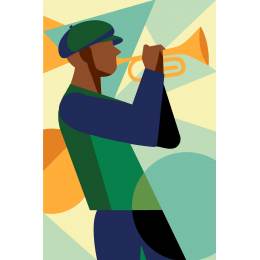 Canevas 30/40 Trompette - 150