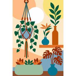 Canevas 30/40 Plantes suspendues - 150