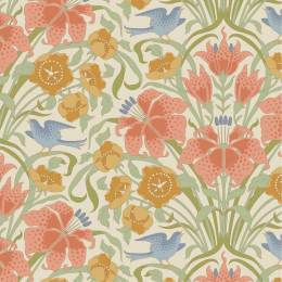 Tissu Tilda songbird songbird coral - 153