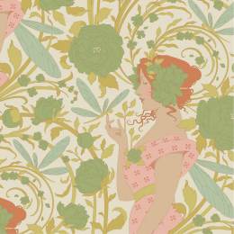 Tissu Tilda songbird aubery green - 153