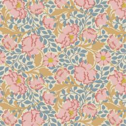 Tissu Tilda songbird flora blue - 153