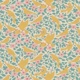 Tissu Tilda songbird ava teal - 153