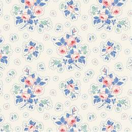 Tissu Tilda Something Blue first kiss cream - 153