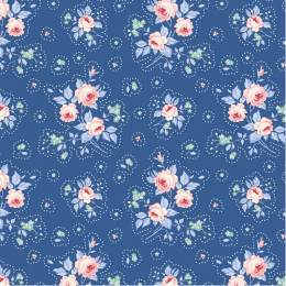 Tissu Tilda Something Blue first kiss denim - 153
