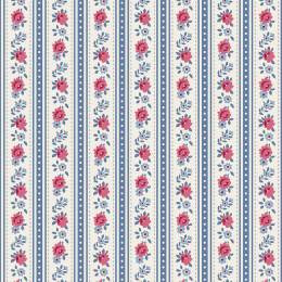 Tissu Tilda Village Life agnes blue - 153