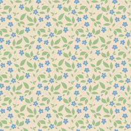 Tissu Tilda Tipsy cream blue - 153