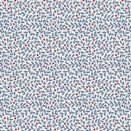 Tissu Tilda Village Life lilian blue - 153