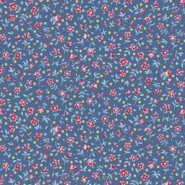 Tissu Tilda Village Life mae blue - 153