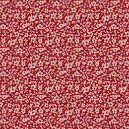 Tissu Tilda Brie Basics burgundy - 153