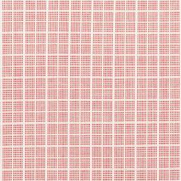 Tissu Tilda woven tea towel waffle plaid red - 153