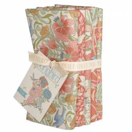 Tissu Tilda songbird bundle coral 54x48cm x 5pcs - 153