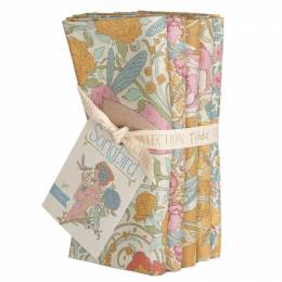 Tissu Tilda songbird bundle yellow 54x48cm x 5pcs - 153