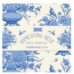 Charm pack de tissu Tilda Something Blue 40 tissus x 12cm - 153