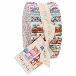 Tissu Tilda Village Life fabric roll 40 tissus x 6cm - 153