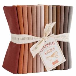 Tilda chambray fat quarter bundle 54x48cm x 14pcs - 153