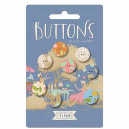 Carte de boutons Tilda Sunday brunch 14mm - 153