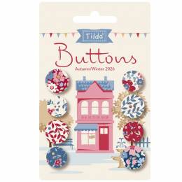 Boutons Tilda Village Life winter 14mm/16mm x 4pcs - 153