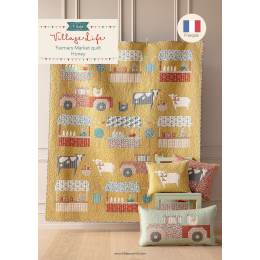 Mod&egrave;le de patchwork Tilda gratuit &agrave; t&eacute;l&eacute;charger sur le site