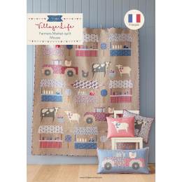 Mod&egrave;le de patchwork Tilda gratuit &agrave; t&eacute;l&eacute;charger sur le site