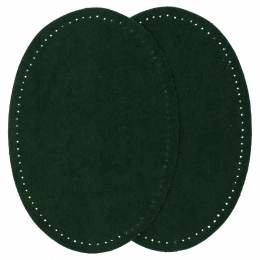 Coudes thermocollant imitation daim vert foncé - 154