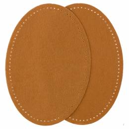 Coudes thermocollant imitation daim caramel - 154