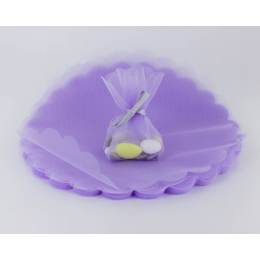 tulle rond 25 lilas - 159