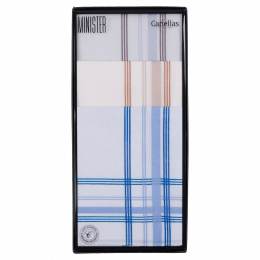 Mouchoirs homme assortiment couleurs 41 x 41 boîte de 3 - 160