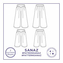 Patron Coralie Bijasson® Sanaz jupe culotte t34/56 - 168