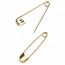 Epingle de s&ucirc;ret&eacute; laiton 23mm or x 75u - 17