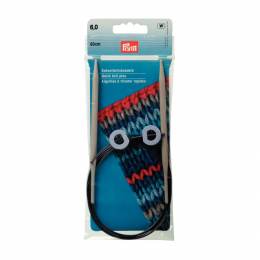 Aiguille tricot aluminium rapide flex 60cm n°6 - 17