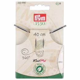 Cable aiguille circulaire acier 40cm rotatif 360&deg; - 17