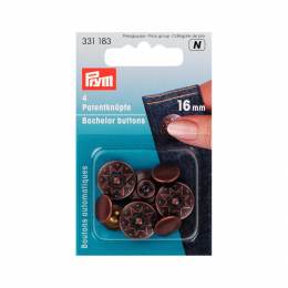 Bouton clic 16mm laiton octa - 17