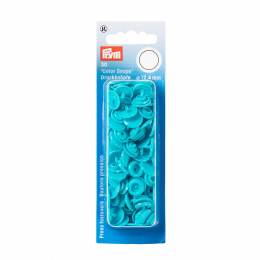 Boutons pression color snaps turquoise 12,4 mm - 17