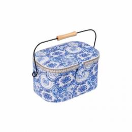 Bo&icirc;te &agrave; ouvrage L ovale delft blue - 17