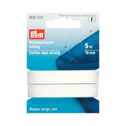 Ruban serg&eacute; 10mm blanc x5m - 17