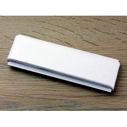 Ruban serg&eacute; de coton 20mm blanc x30m - 17